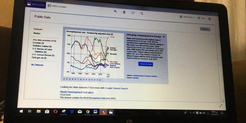 بيانات جوجل